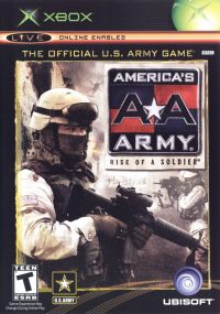 America's Army: Rise of a Soldier PAL Xbox PAL box art